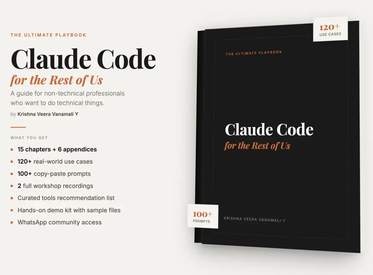 Releasing 'Claude Code for the Rest of Us' Playbook - Image 1