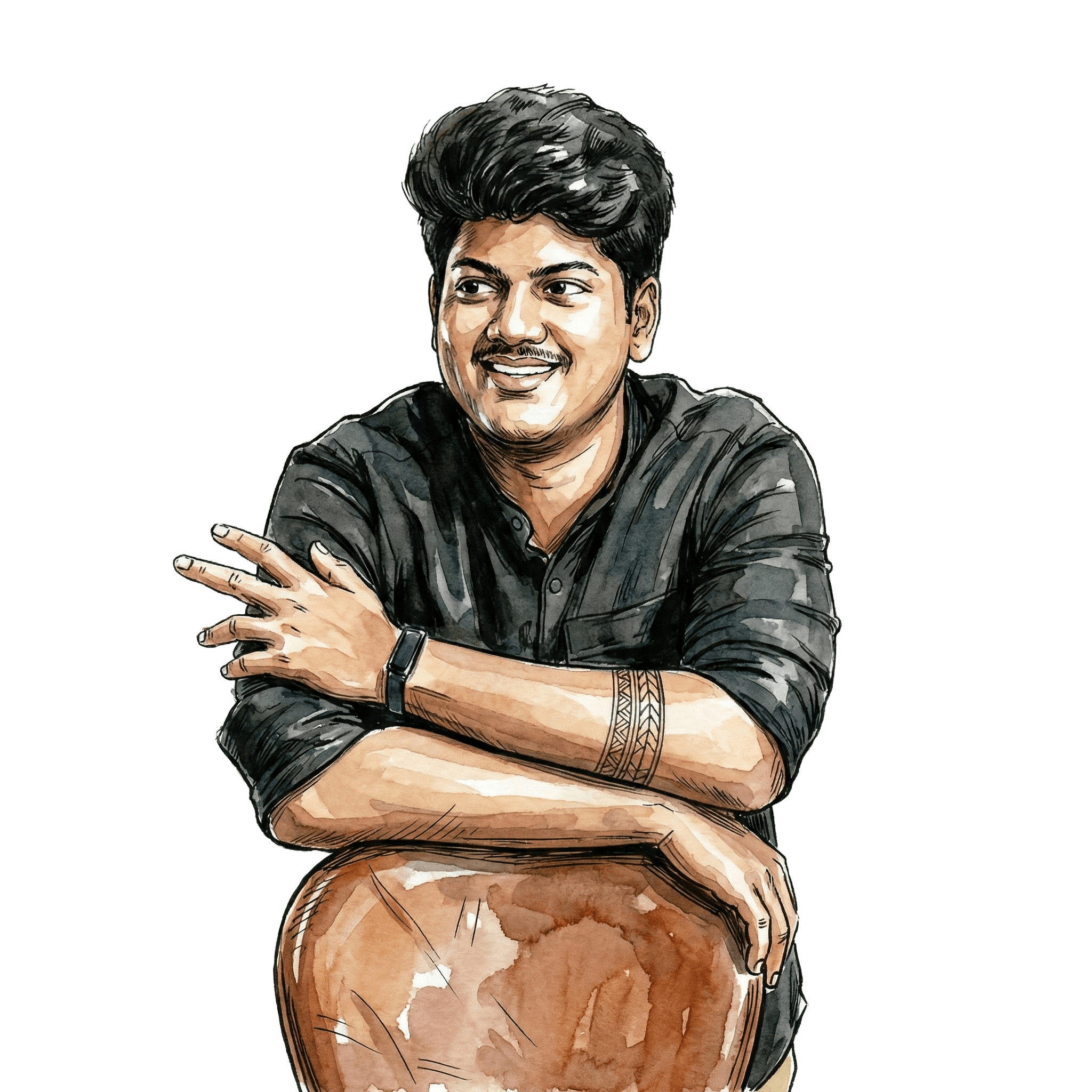 Krishna Veera Vanamali illustration