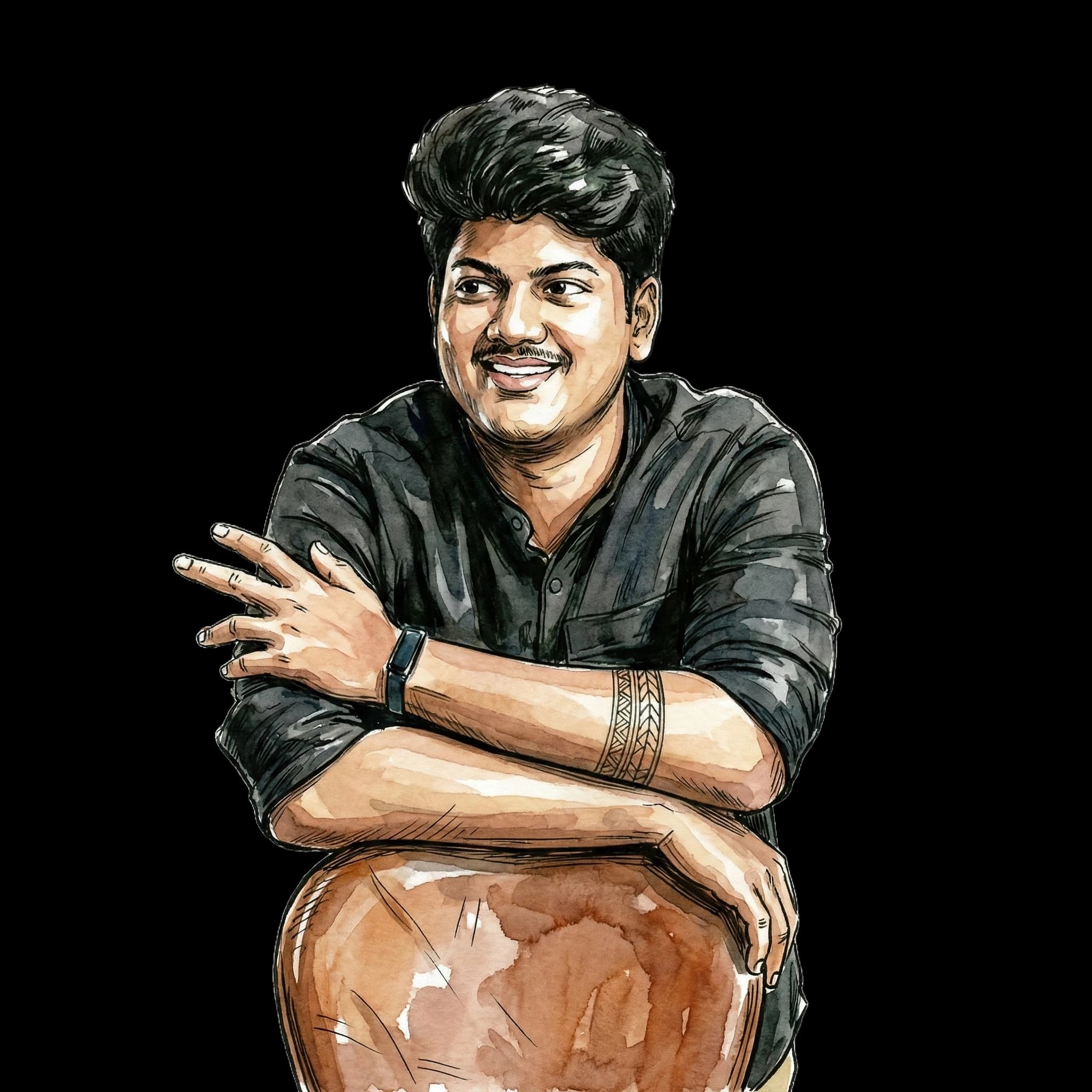 Krishna Veera Vanamali illustration